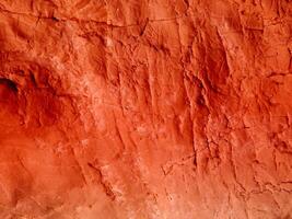 Texture Of Red Stone In The Garden photo