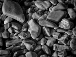 Dark Stone Texture In The Garden photo