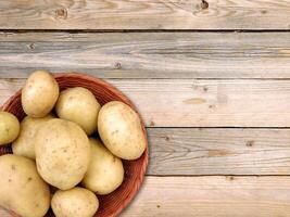 Potatoes in the kitchen photo