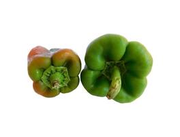 peppers on white background photo