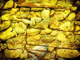 Texture Of Yellow Stone In The Garden photo