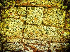 Texture Of Yellow Stone In The Garden photo