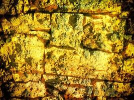 Texture Of Yellow Stone In The Garden photo