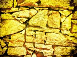 Texture Of Yellow Stone In The Garden photo