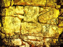 Texture Of Yellow Stone In The Garden photo