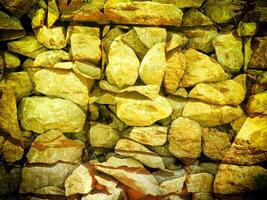 Texture Of Yellow Stone In The Garden photo