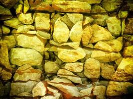 Texture Of Yellow Stone In The Garden photo