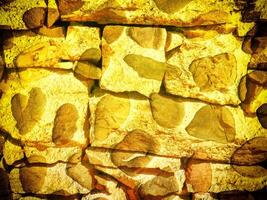 Texture Of Yellow Stone In The Garden photo