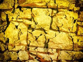 Texture Of Yellow Stone In The Garden photo