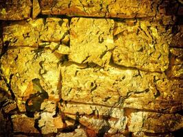 Texture Of Yellow Stone In The Garden photo