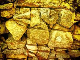 Texture Of Yellow Stone In The Garden photo