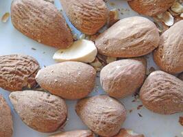 Almond texture  in the kitchen photo