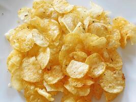 potato chips texture photo