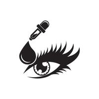 eye drops icon vector illustration design template