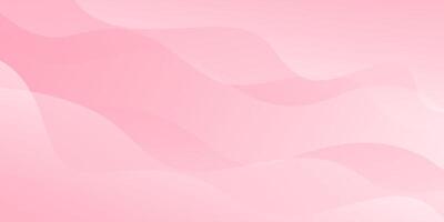 Abstract colorful pink curve background, pink beauty dynamic wallpaper with wave shapes. Template banner background for beauty products, sales, ads, pages, events, web, and others vector