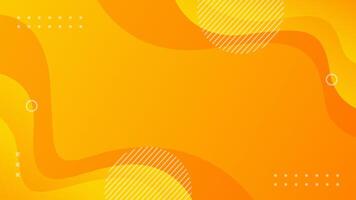 Bright orange-yellow gradient abstract background. Modern geometric wallpapers. Fresh template banner for sales, events, holidays, parties, summers, and falling vector