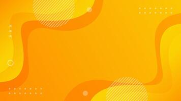 Bright orange-yellow gradient abstract background. Modern geometric wallpapers. Fresh template banner for sales, events, holidays, parties, summers, and falling vector