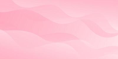 Abstract colorful pink curve background, pink beauty dynamic wallpaper with wave shapes. Template banner background for beauty products, sales, ads, pages, events, web, and others vector