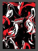 Vector jersey sports design for racing cycling football gaming motocross