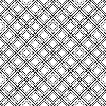 Black and white seamless abstract pattern. Background and backdrop. Grayscale ornamental design. vector