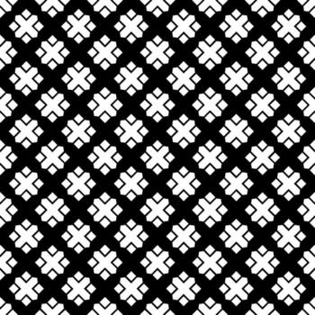 patrón abstracto sin costuras en blanco y negro. fondo y telón de fondo. diseño ornamental en escala de grises. vector