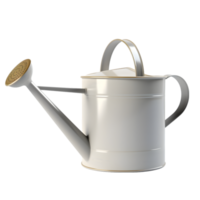 AI generated a metal watering can on a transparent background png