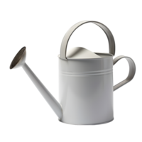 AI generated a metal watering can on a transparent background png