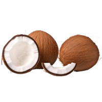 AI generated coconut png image