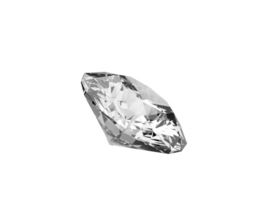 skinande lysande diamant placerad, transparent bakgrund png