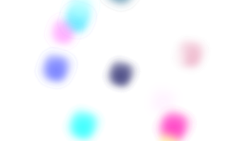 colorful splatters on a transparent background png