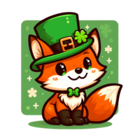AI generated The Dapper Foxy Charmer A Whimsical Woodland Adventure png