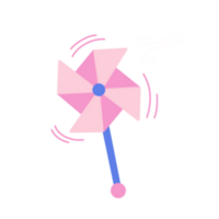 Pinwheel toy illustration png