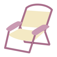 Camping folding chairs icon illustration png