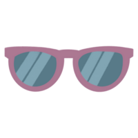 púrpura Gafas de sol glifo ilustración png