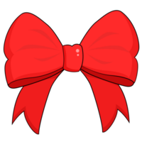 red ribbon bow png