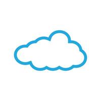 Cloud logo vector template symbol deesign