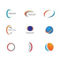 Circle logo vector template symbol element design