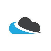 Cloud logo vector template symbol deesign