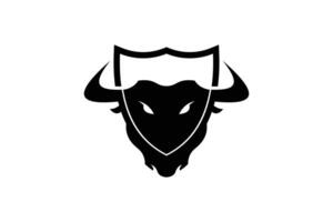 bull head design concept modern vector