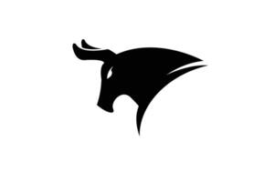 bull head design concept modern vector