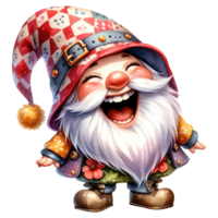 ai généré le gnome a été en riant illustration png