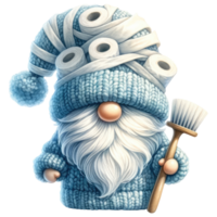 AI generated Gnome Toilet Theme. png