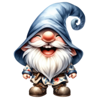 AI generated The Gnome was laughing Illustration png