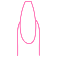 rosa ballerina chiodo forma schema png