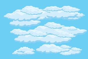 nube cielo escena antecedentes vector sencillo nube ilustración modelo diseño