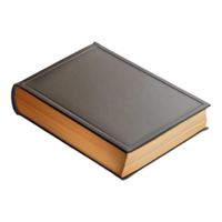 AI generated Black book mockup png