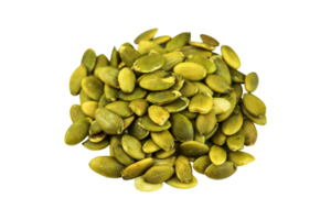 Pumpkin seeds isolated on a transparent background Close-up png