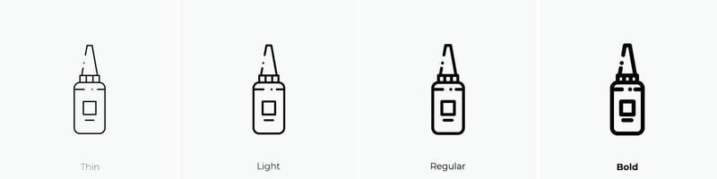 mayonnaise icon. Thin, Light, Regular And Bold style design isolated on white background vector