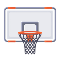 AI generated a basketball hoop png
