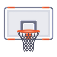 AI generated a basketball hoop png